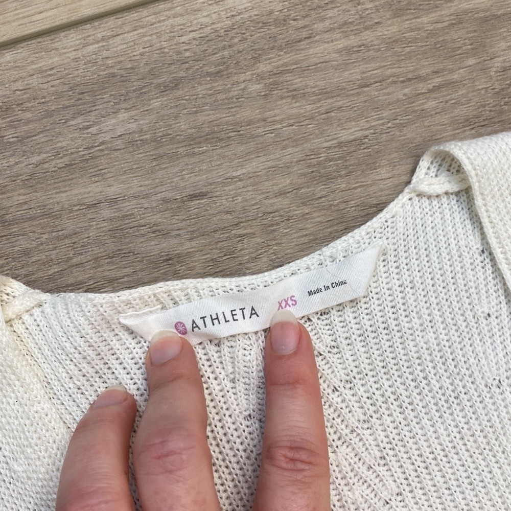 Athleta | Escondida |‎ Linen Blend Sweater Tank Top - Picture 5 of 16